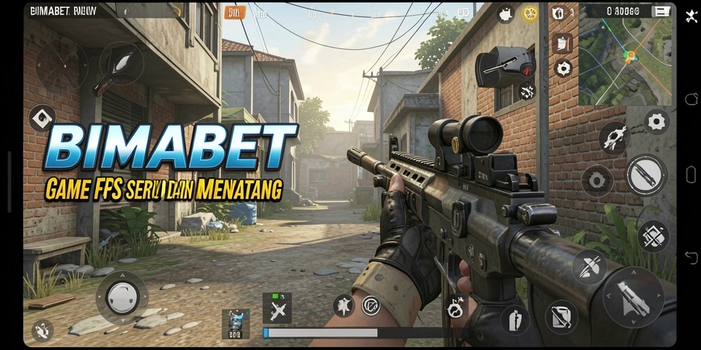 Gameplay seru dan mendebarkan dari BIMABET di aksi FPS.