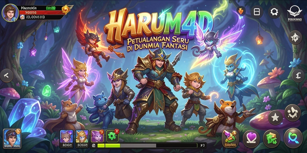 Gameplay seru dan tantangan mendebarkan di HARUM4D.