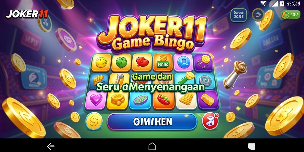 Tangkapan layar utama JOKER11 menampilkan gameplay Bingo yang seru.