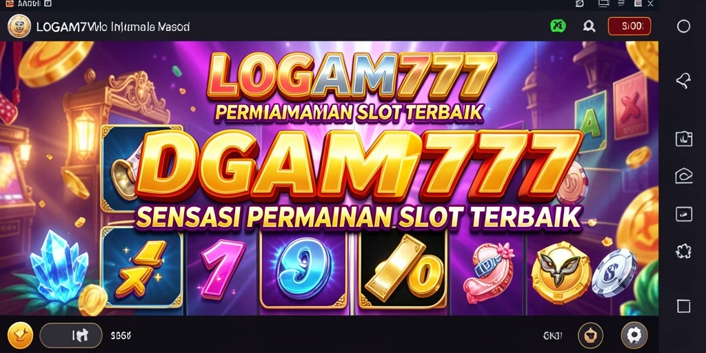 Menampilkan gameplay seru dari LOGAM777 dengan berbagai tema menarik.