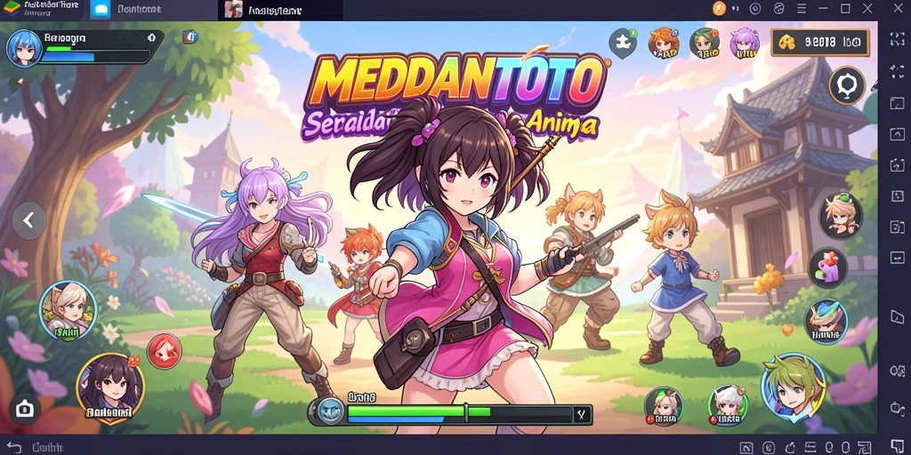 Tangkapan layar menampilkan aksi epik dari karakter anime yang berjuang dalam misi.