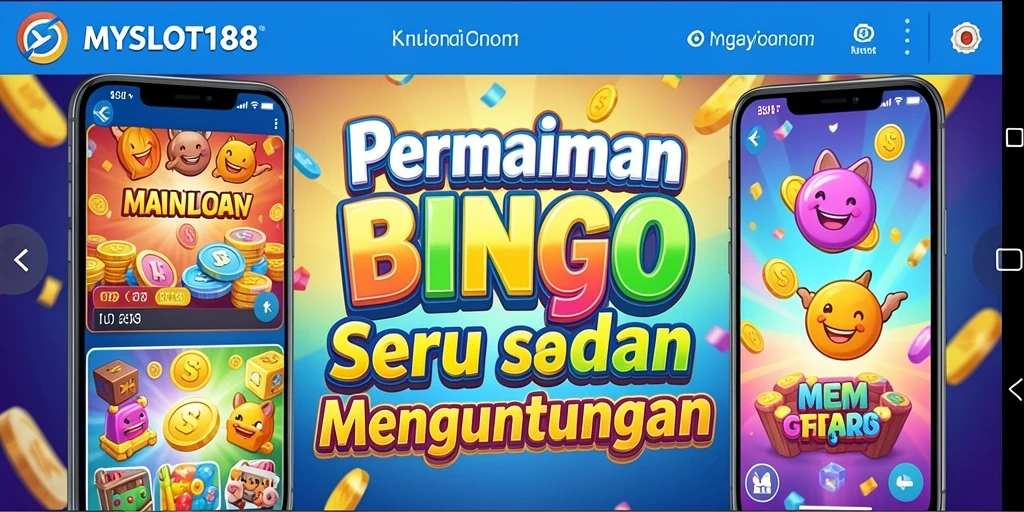 Tampilan menarik dari gameplay Bingo MYSLOT188 yang seru dan kompetitif.