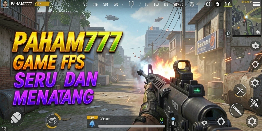 Screenshot utama <strong>PAHAM777</strong> menampilkan aksi seru gameplay FPS.