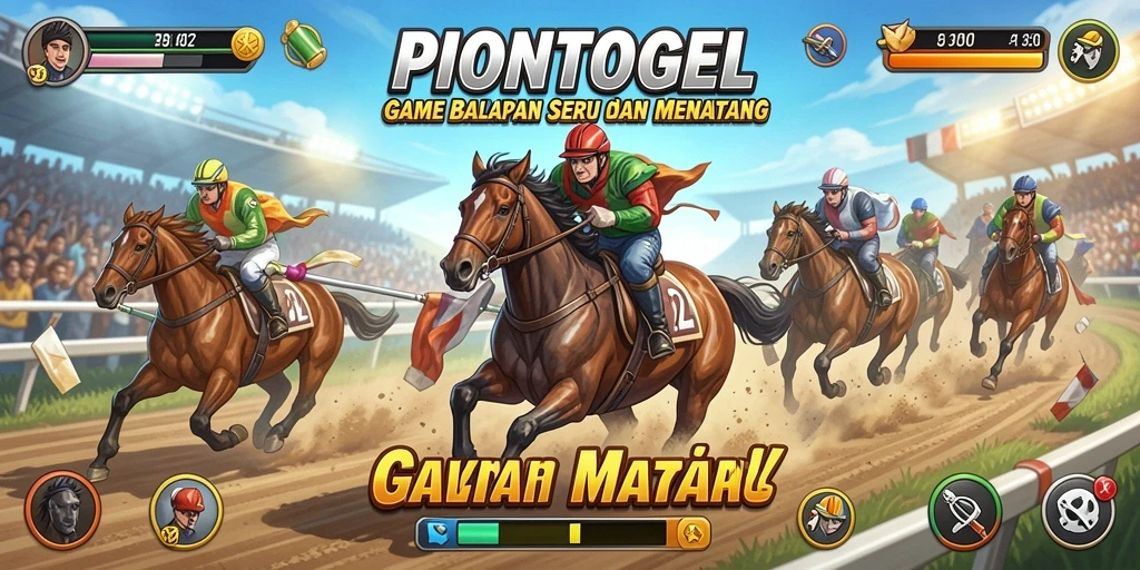 Gameplay menegangkan dalam balapan mobil di PIONTOGEL.