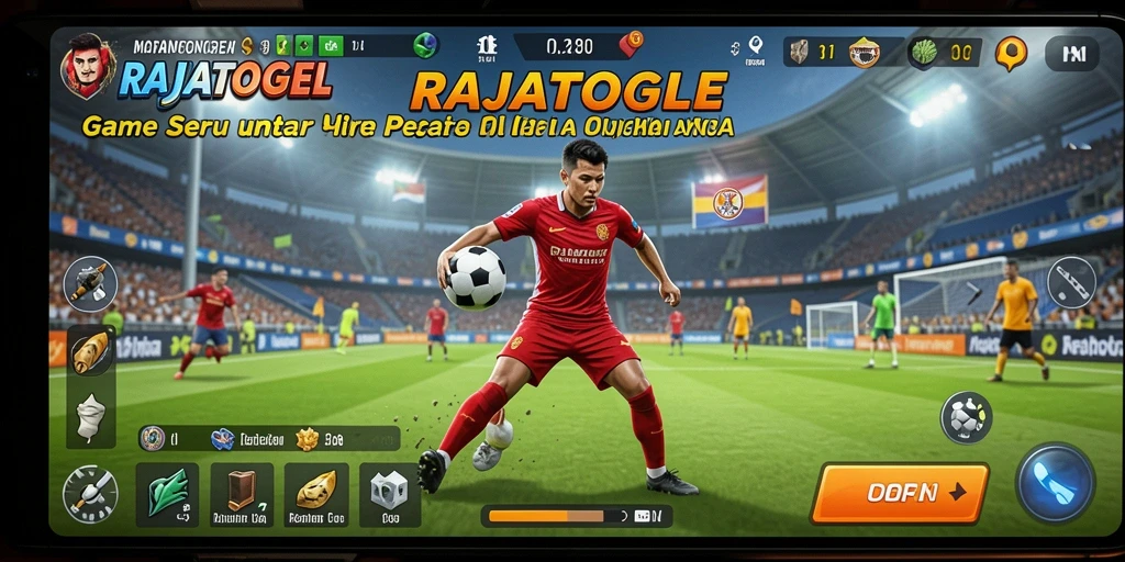 Tampilan dinamis gameplay RAJATOGEL yang menarik untuk pecinta olahraga.