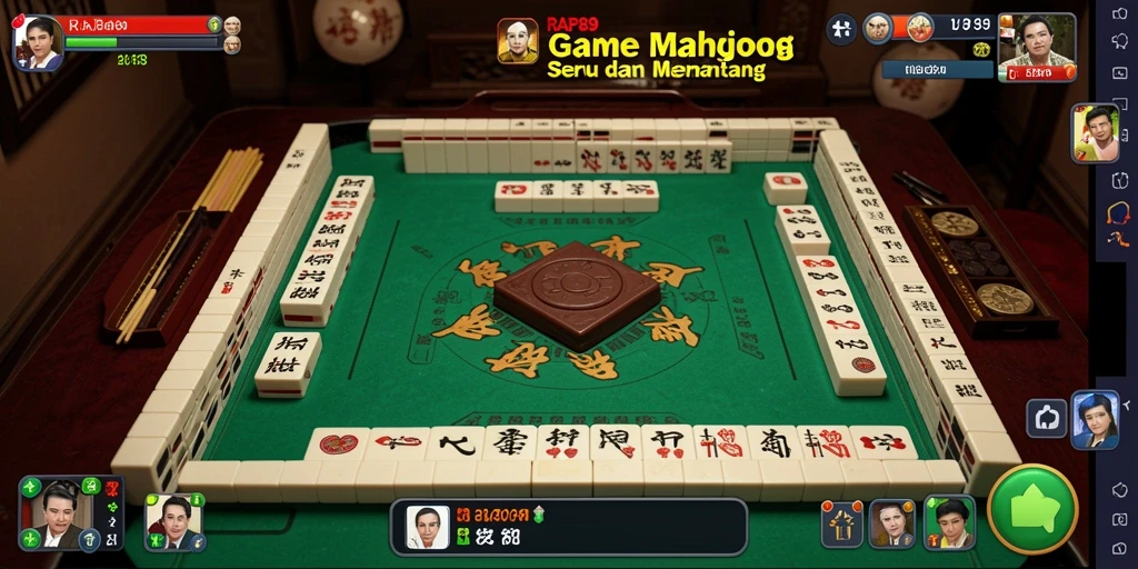 Tampilan menarik gameplay RAP89 dengan tantangan Mahjong.